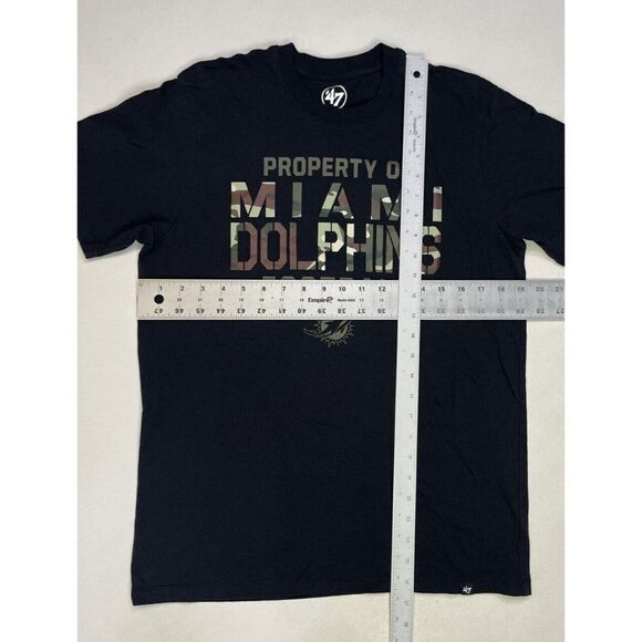 47 Football Miami Dolphins Property Graphic T-shirt Men Adult Medium Black - Picture 5 of 5